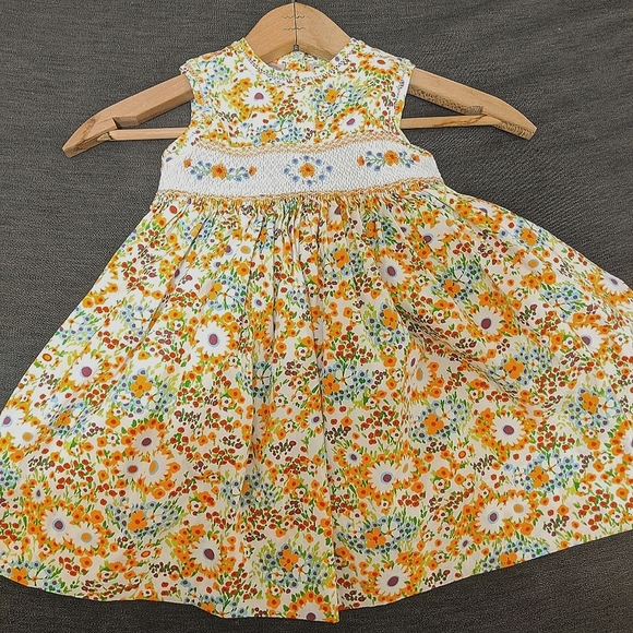 Sarah Louise England Hand Smocked Dress - Picture 2 of 6